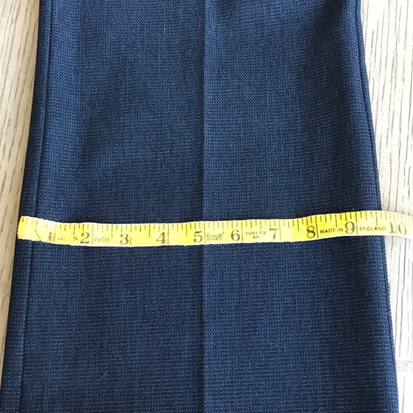 Ann Taylor Blue Trousers with Button Details SZ8 - Picture 12 of 13